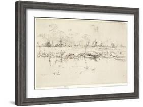 Zaandam, 1889-James Abbott McNeill Whistler-Framed Giclee Print