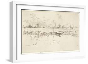 Zaandam, 1889-James Abbott McNeill Whistler-Framed Giclee Print