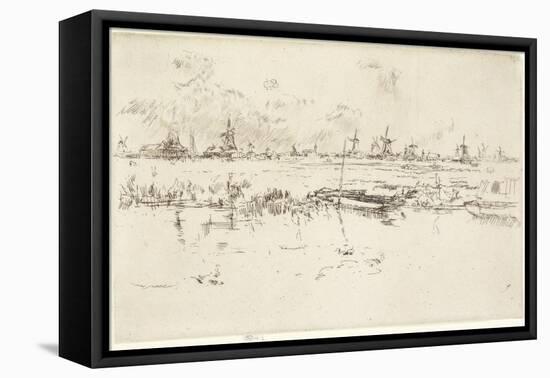 Zaandam, 1889-James Abbott McNeill Whistler-Framed Stretched Canvas