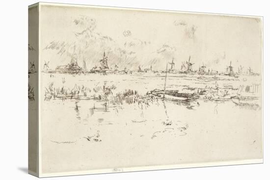 Zaandam, 1889-James Abbott McNeill Whistler-Stretched Canvas