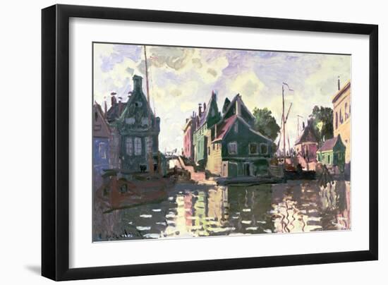 Zaandam-Claude Monet-Framed Premium Giclee Print