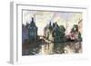 Zaandam-Claude Monet-Framed Premium Giclee Print