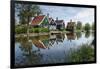 Zaanse Schans, Zaandam Near Amsterdam, Holland, the Netherlands-Gary Cook-Framed Photographic Print