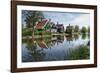 Zaanse Schans, Zaandam Near Amsterdam, Holland, the Netherlands-Gary Cook-Framed Photographic Print