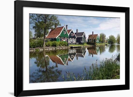 Zaanse Schans, Zaandam Near Amsterdam, Holland, the Netherlands-Gary Cook-Framed Photographic Print