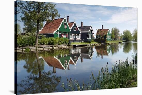 Zaanse Schans, Zaandam Near Amsterdam, Holland, the Netherlands-Gary Cook-Stretched Canvas