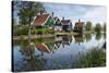 Zaanse Schans, Zaandam Near Amsterdam, Holland, the Netherlands-Gary Cook-Stretched Canvas