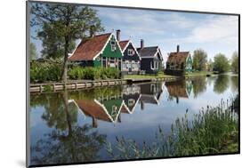 Zaanse Schans, Zaandam Near Amsterdam, Holland, the Netherlands-Gary Cook-Mounted Photographic Print