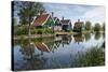 Zaanse Schans, Zaandam Near Amsterdam, Holland, the Netherlands-Gary Cook-Stretched Canvas