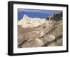 Zabriskie Point after Sunrise, Death Valley Badlands Landscape, California, USA-David Kjaer-Framed Photographic Print