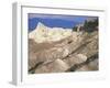 Zabriskie Point after Sunrise, Death Valley Badlands Landscape, California, USA-David Kjaer-Framed Photographic Print