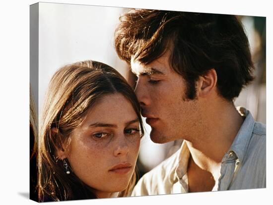 Zabriskie Point by Michelangelo Antonioni with Mark Frechette, Daria Halpr 1970 (photo)-null-Stretched Canvas