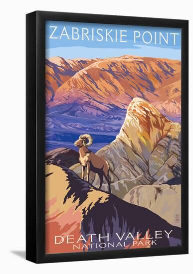 Zabriskie Point - Death Valley National Park-null-Framed Poster