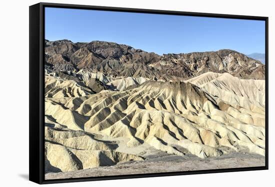 Zabriskie Point in Death Valley National Park, California-demerzel21-Framed Stretched Canvas