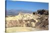 Zabriskie Point in Death Valley National Park, California-demerzel21-Stretched Canvas