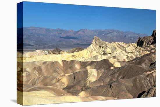 Zabriskie Point in Death Valley National Park, California-demerzel21-Stretched Canvas