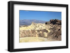 Zabriskie Point in Death Valley National Park, California-demerzel21-Framed Photographic Print