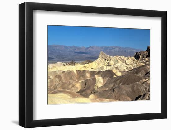 Zabriskie Point in Death Valley National Park, California-demerzel21-Framed Photographic Print