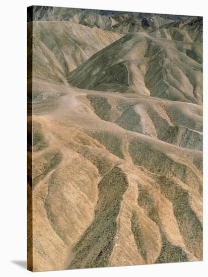 Zabriskie Point in the Death Valley National Park, California (USA)-Theo Allofs-Stretched Canvas