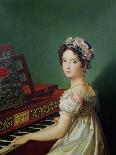 The Artist's Daughter at the Clavichord-Zacarias Gonzalez Velazquez-Laminated Giclee Print