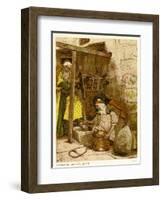 Zacharias and Elizabeth, Saint Luke - Bible-James Jacques Joseph Tissot-Framed Giclee Print