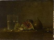 Figues, noix, raisins et verre d'eau-Zacharie Zakarian-Stretched Canvas