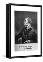 Zachary Taylor, American Military Leader and Politician, C1846-Captain Eaton-Framed Stretched Canvas