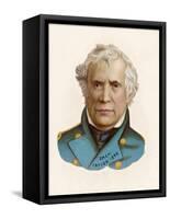 Zachary Taylor Known as "Old Rough-And-Ready" American Soldier 12th Us President-null-Framed Stretched Canvas