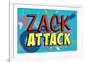 Zack Attack TV Music-null-Framed Art Print