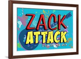 Zack Attack TV Music-null-Framed Art Print