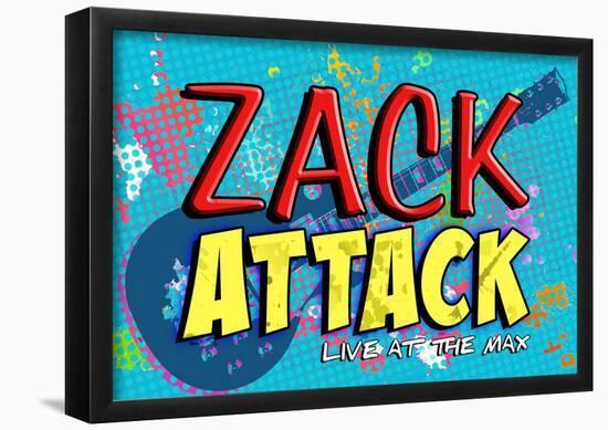 Zack Attack TV-null-Framed Poster