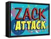 Zack Attack TV-null-Framed Stretched Canvas