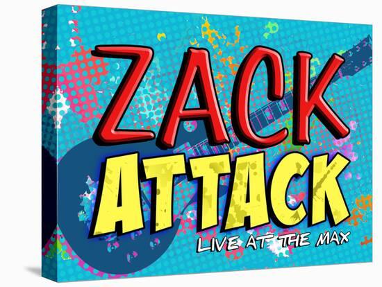 Zack Attack TV-null-Stretched Canvas