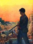 "Hunting with Dogs,"November 1, 1925-Zack Hogg-Framed Giclee Print