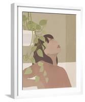 Zadie - Green Living-Otto Gibb-Framed Giclee Print