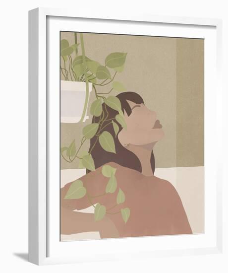 Zadie - Green Living-Otto Gibb-Framed Giclee Print