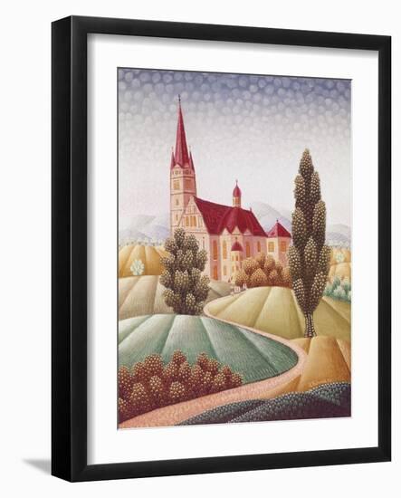 Zagorje Church, 1972-Antun Bahunek-Framed Giclee Print