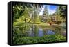 Zagreb Botanical Garden City Oasis-xbrchx-Framed Stretched Canvas