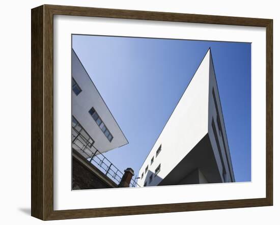 Zaha Hadid Designed Apartments, Spittelau, Vienna, Austria, Europe-Jean Brooks-Framed Photographic Print