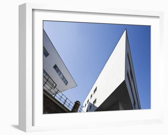 Zaha Hadid Designed Apartments, Spittelau, Vienna, Austria, Europe-Jean Brooks-Framed Photographic Print