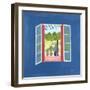 Zaid Through the Window, 1986-Marie Hugo-Framed Giclee Print