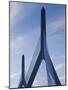 Zakim Bridge, Boston, Massachusetts, USA-Walter Bibikow-Mounted Photographic Print