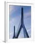 Zakim Bridge, Boston, Massachusetts, USA-Walter Bibikow-Framed Photographic Print