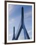 Zakim Bridge, Boston, Massachusetts, USA-Walter Bibikow-Framed Photographic Print