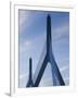 Zakim Bridge, Boston, Massachusetts, USA-Walter Bibikow-Framed Photographic Print