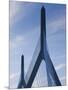 Zakim Bridge, Boston, Massachusetts, USA-Walter Bibikow-Mounted Photographic Print