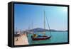 Zakynthos, Greece, Sea Port-Okssi-Framed Stretched Canvas