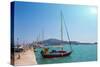Zakynthos, Greece, Sea Port-Okssi-Stretched Canvas