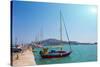 Zakynthos, Greece, Sea Port-Okssi-Stretched Canvas