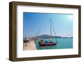 Zakynthos, Greece, Sea Port-Okssi-Framed Photographic Print